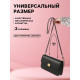 Ручка-шнурок для сумки, с карабинами, 120×0.6 см, чёрная