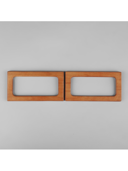 Ручки для сумки деревянные, 15×8 см, 2 шт., светло-коричневые