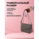 Ручка для сумки, с карабинами, 60±1×2 см, коричневая