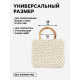 Ручки для сумки, 2 шт., бамбук, d=15/17 см, толщина 0.8 см