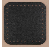 Донце для сумки, квадратное, 15×15×0.3 см, чёрное
