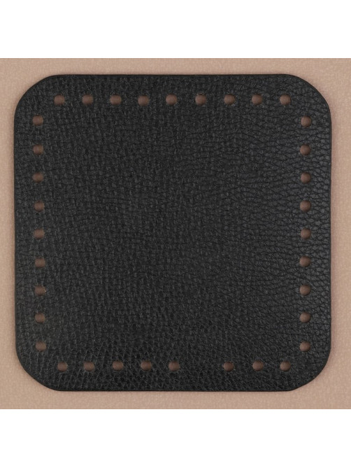 Донце для сумки, квадратное, 15×15×0.3 см, чёрное