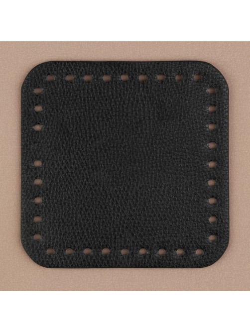 Донце для сумки, квадратное, 15×15×0.3 см, чёрное