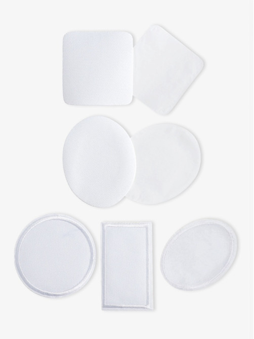 Набор заплаток для одежды, термоклеевые, 7 шт., белый