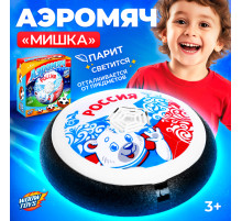 Аэромяч WOOW TOYS «Мишка», с подсветкой, работает от батареек