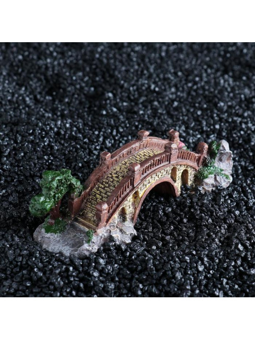 Декор для аквариума «Мост», 15.5×6×5 см