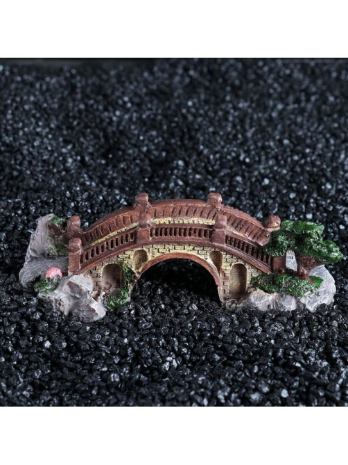 Декор для аквариума «Мост», 15.5×6×5 см