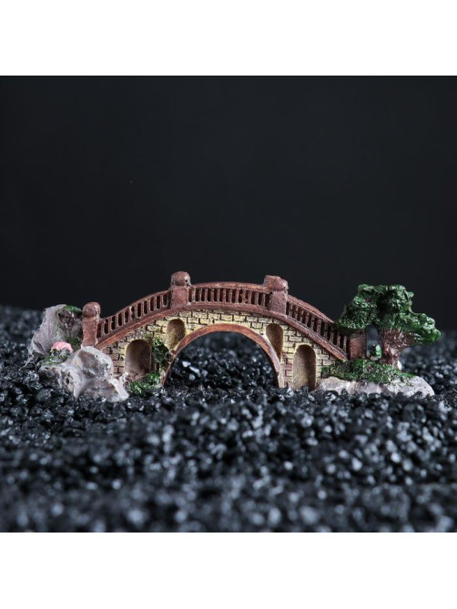 Декор для аквариума «Мост», 15.5×6×5 см