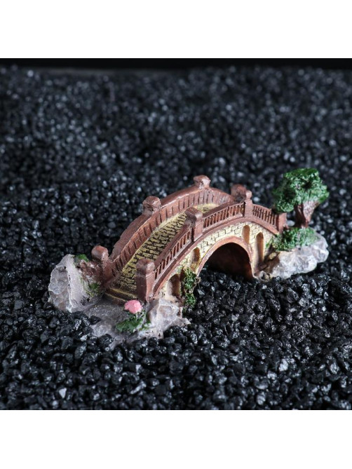 Декор для аквариума «Мост», 15.5×6×5 см