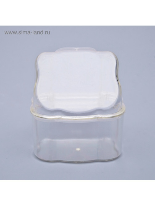 Кормушка для птиц, 6.7×6.2×8 см, внешняя, пластик, прозрачная