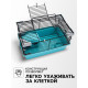 Клетка-мини для грызунов «Пижон» №1, 27×15×13 см, укомплектованная, бирюзовая