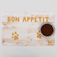 Коврик под миску «Пижон» Bon Appetit с нескользящим основанием 43×28 см