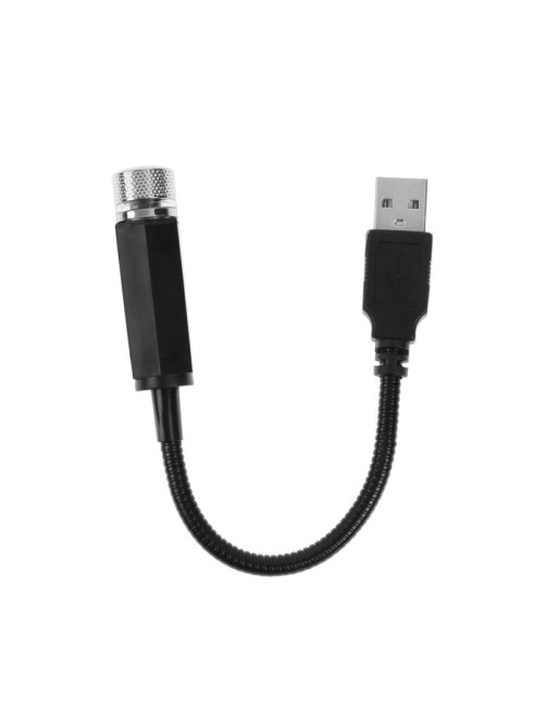Проектор звездного неба в салон авто CARTAGE, красный, пластик, питание по usb