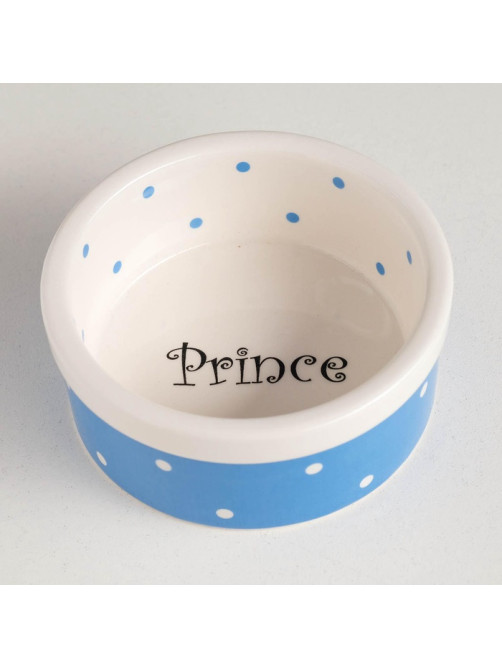 Миска малая Prince, 100 мл, 8.5×3.5 см, керамика, голубая