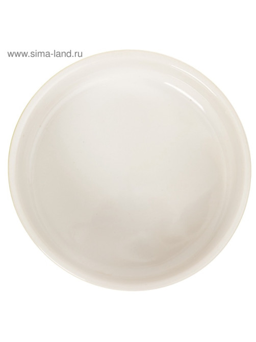 Миска «Полоски», 200 мл, 10.5×10.5×4 см, керамика, белая, оранжевая