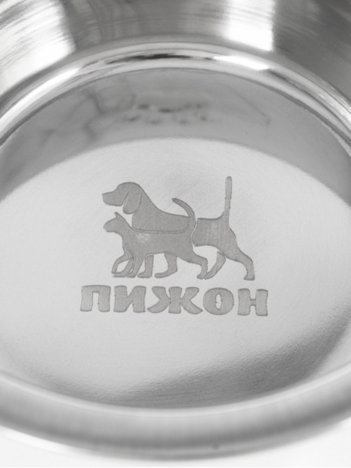 Набор из 2 рельефных мисок на подставке, 2×350 мл