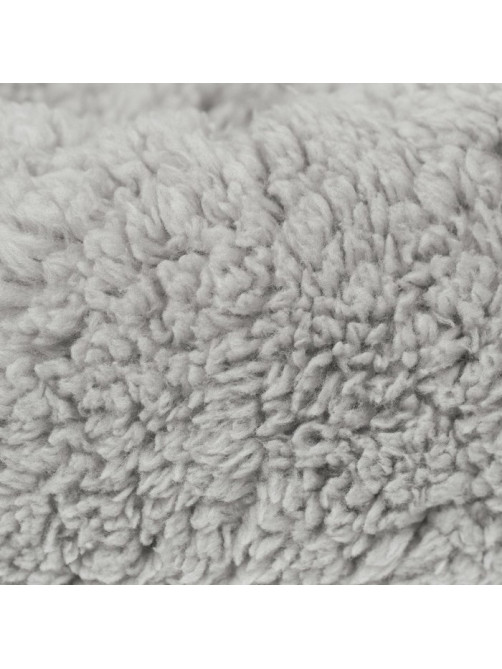 Лежанка для щенков и котят «Уют», 38×32×11, мягкий мех, серая