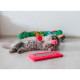 Игрушка для кошек, 27×15.5×25 см, 3 дразнилки и когтеточка, цвет МИКС