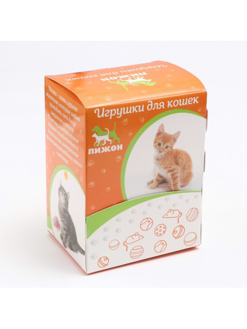 Игрушка для кошек «Мышь малая», 5 см, фасовка 60 шт., цвет МИКС