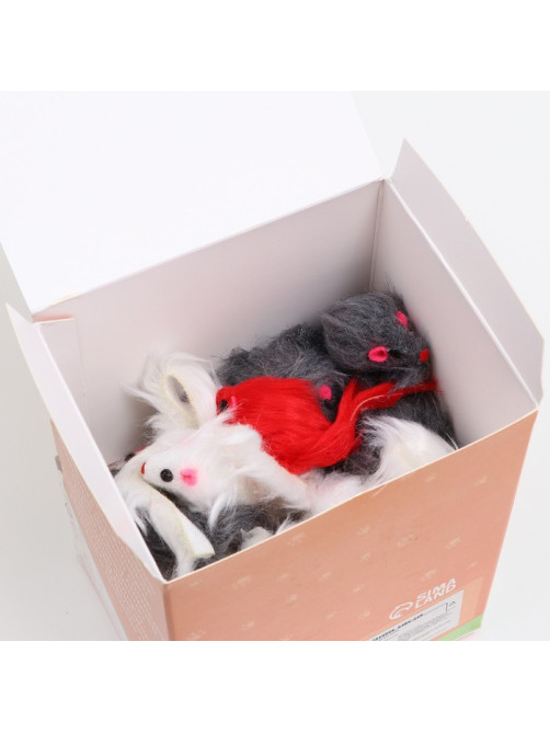 Игрушка для кошек «Мышь малая», 5 см, фасовка 60 шт., цвет МИКС