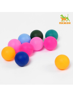 Шарики для кошек, 4 см (подходят для игровых комплексов), фасовка 10 шт., микс цветов