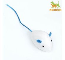 Игрушка для кошек «Мышь с кошачьей мятой», 5 см, белая