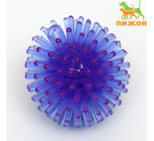 Шарик для кошек игольчатый, мягкий, 3.5 см, синий