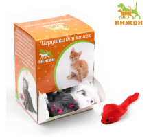 Игрушка для кошек «Мышь малая», 5 см, фасовка 60 шт., цвет МИКС