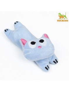 Игрушка для кошек с кошачьей мятой «Киса», 11 см, голубая