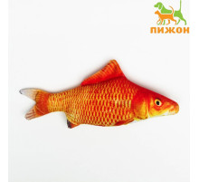 Игрушка «Рыба моей мечты!» с кошачьей мятой, 20 см, красный карп