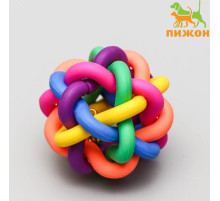 Игрушка резиновая «Молекула», 4 см, с бубенчиком, цвет МИКС