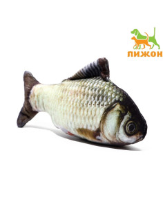 Игрушка «Рыба моей мечты!» с кошачьей мятой, карась, 20 см