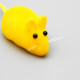 Набор игрушек для кошек: мышь 6 см, 2 шарика, цвет МИКС