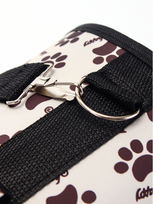 Сумка - переноска Happy, размер L, 53×21×29 см, каркасная, бежевая