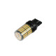 Автомобильная лампа TORSO, W21W 1156, 144 SMD, 12 В, CanBus, свет оранжевый