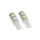 Автолампа Cartage, светодиодная, T10 W5W, 12 В, 9 SMD-5050, набор 2 шт.