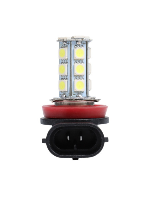 Светодиодная автолампа Cartage, H11, 12 В, 18 SMD-5050, свет белый, набор 2 шт.