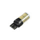 Автомобильная лампа TORSO, W21W 1156, 144 SMD, 12 В, CanBus, свет оранжевый