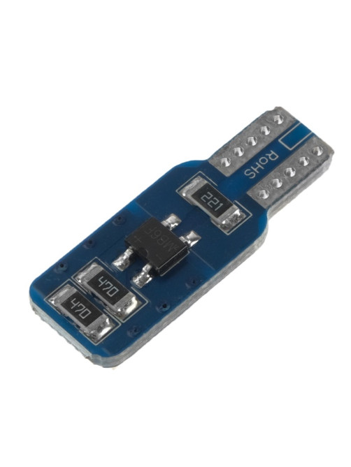 Автолампа светодиодная TORSO, T10 W5W, 12 В, 1.3 Вт, 33 LED, свет белый