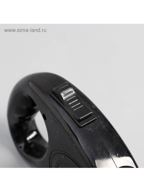 Рулетка, 5 м, до 15 кг, эргономичная, чёрная