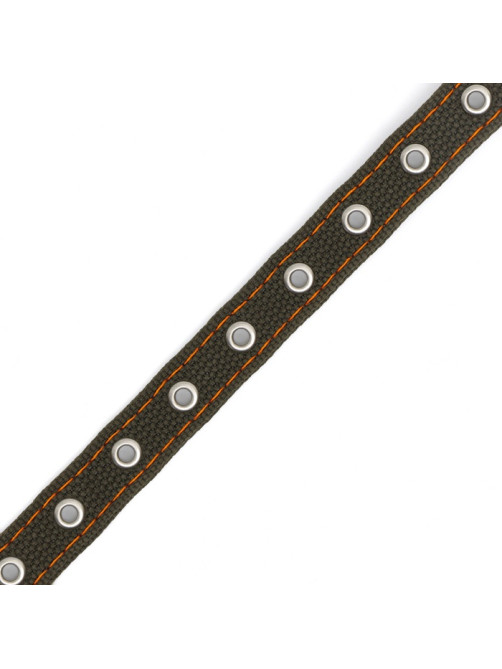Ошейник брезентовый двухслойный, безразмерный, 50×2 см, ОШ 22-45 см