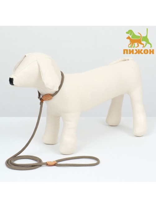 Ринговка для собак, 150×0.6 см, бежевая