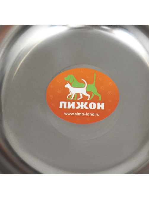 Миска эконом, 2.7 л, 25×8 см, металл