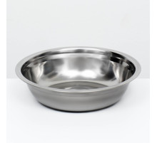 Миска, эконом, 850 мл, 21×6 см, металл
