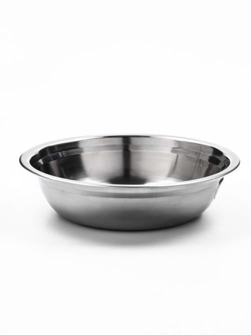 Миска металлическая эконом, 1.2 л, 23×6 см