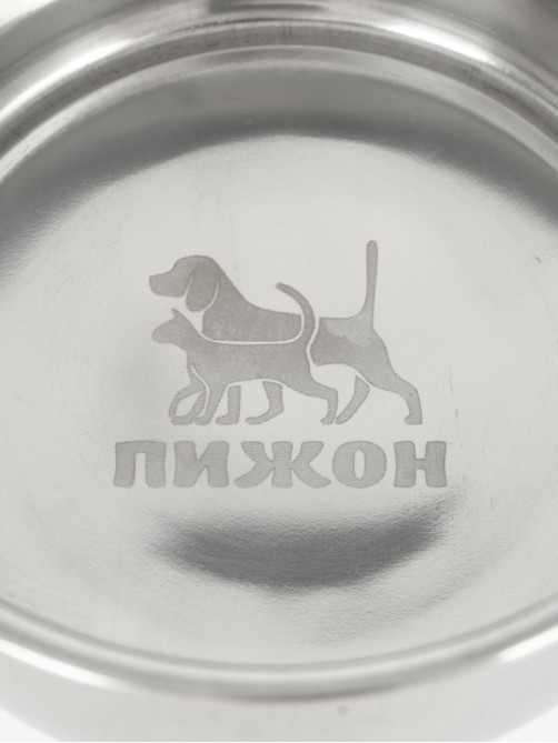 Миска, 600 мл, с креплением, металл