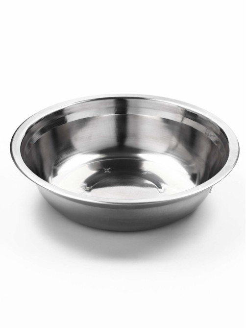 Миска металлическая эконом, 1.2 л, 23×6 см
