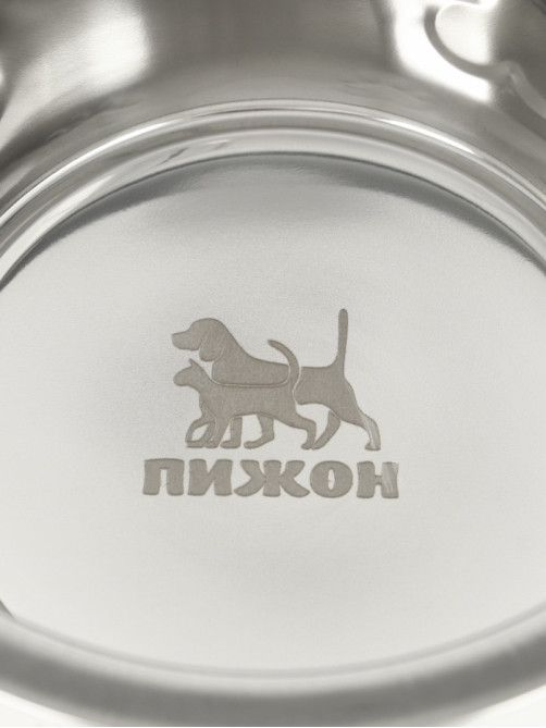Миска, 850 мл, стандартная, рельефная, нержавеющая сталь