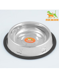Миска рельефная, 470 мл, с нескользящим основанием