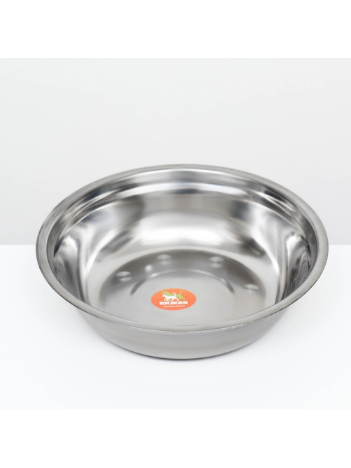 Миска, эконом, 1.5 л, 25×6 см, металл